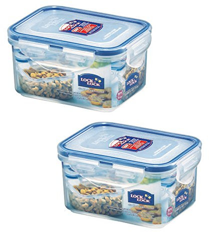 Lock and Lock 470ml Small Storage Containers Set of 2