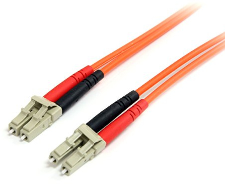 StarTech Cable de Fibra Multimodo OM1 3m, LC a LC, 62,5/125 (FIBLCLC3) | Cable Patch de Red, Recubrimiento LSZH, Inmune a Interferencias Eléctricas