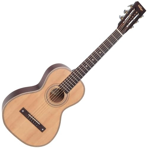 Vintage 'Viator' Paul Brett Travel Guitar - Natural. Akustikgitarre