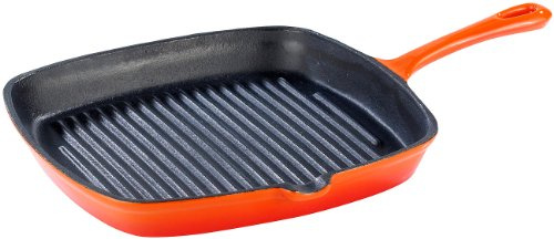 Tornwald-Schmiede Steakpfanne: Gusseisen-Grillpfanne, 26 cm (Steakpfanne Gusseisen, Guss Grillpfanne, BBQ)