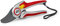 Wolf-Garten 7263000 RR 5000 Cesoie Bypass Alu-Professional, Rosso/Argento