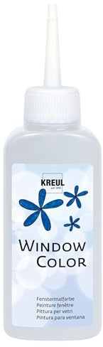 Kreul fönsterfärg, 80 ml kristallklar