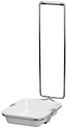 OPHARDT hygiene 263800 ingo-man SH E 26 Schalenhalter mit Herausnehmbarer Kunststoffschale, Weiß, 500ml