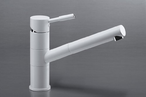 Edle Küchen-Standmischbatterie mit ausziehbarer Brause-Hochdruckarmatur-Küchenarmatur-Einhebel Armatur-Einhebel Mischer-Spültischarmatur-Modell: WEIß - GLAMOUR- Vegane Bianco-VALVEX-Nr2451660
