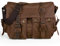 Peacechaos Men's Canvas Leather DSLR SLR Vintage Camera Messenger Bag