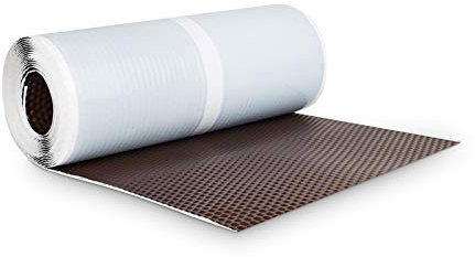 BMD Kaminanschlussband 3D | 5 Farben | 300 mm x 5 m | braun RAL 8017 | Wandanschlussband | UV-beständig | Butylkleber selbstklebend | Schornstein | Dachfenster | Erker | Kamin | Dach | Wand