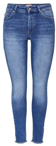 Only Femme Onlroyal High Waist Skinny Jeans, Medium Blue Denim, XS 30L EU