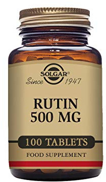 Solgar Rutin 500 mg Tablets - Pack of 100 - Source of Bioflavonoids - Prevents Breakdown of Vitamin C - Free from sugar, salt and starch - Vegan