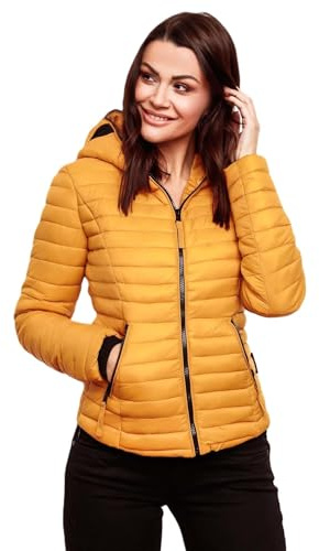 Navahoo Damen Übergangs Stepp Jacke mit Kapuze B348