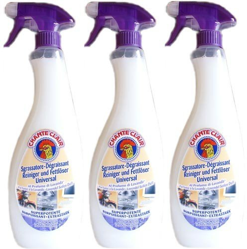 3x Chante Clair Lavanda 'Sgrassatore universale' Superpotente, 750ml