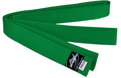 Ju-Sports Budogürtel weiß 100% Baumwolle 4 cm breit - Hautfreundlicher Kampfsport Gürtel mit exzellenter Feuchtigkeitsaufnahme für Budo, Judo, Karate, Kickboxen & mehr