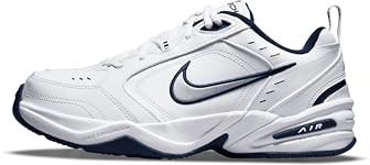 NIKE Air Monarch IV, Zapatillas de Gimnasia Hombre, Blanco White Metallic Silver Midnight Navy 102, 38.5 EU