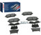 Bosch BP1137 - Pastiglie Freni Auto, Delantero - Calidad Bosch - Reducción de Ruido y Polvo - Certificación ECE-R90 - Sin Cobre - 1 Juego de 4 Pastillas - Con Accesorios