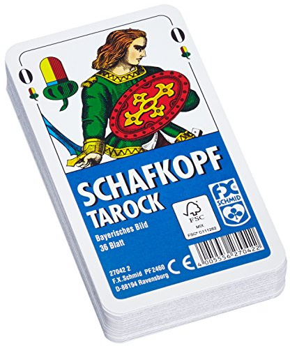 Ravensburger 27042 - Schafkopf/Tarock, Bayrisches Bild, 36 Karten in Klarsicht-Box