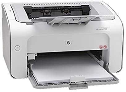 HP LaserJet Pro P1102 Laserdrucker (A4, Schwarzweiß Drucker, USB, 600 x 600 dpi) weiß