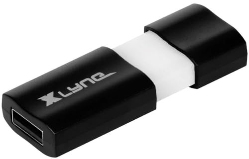 XLYNE WAVE USB Stick │64 GB│USB 3.0 – minnesstick │push&pull mekanism │Windows, Mac, Linux, svart