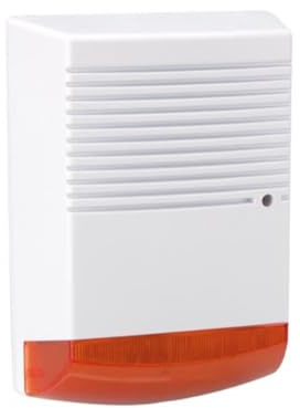 Velleman Sirenenattrappe, rote blinkende LED, IP44, kabellos, 3 AA-Batterien, für innen und außen