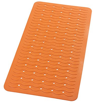 SANIMIX Wanneneinlage, Wannenmatte, Sicherheitseinlage für die Badewanne Dune Größe: 80 x 38cm Farbe: Orange