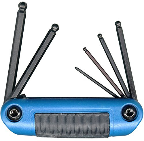 EKLIND 25169 Ergo-Fold Fold-up Ball-Hex allen wrench - 6pc set Metric MM sizes 2-6