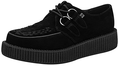 T.U.K. Viva Lo Sole Creeper, Sneakers Basse Donna, Nero, 36 EU