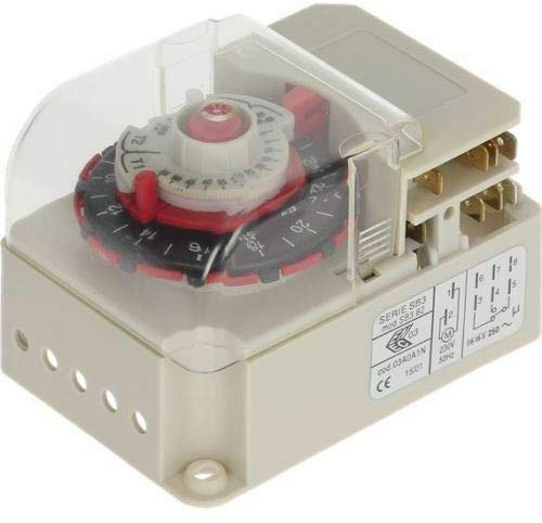 Temporizador electromecánico tipo Bigatti para descongelación – SB3.82/8 contactos – Gestión retardo ventiladores/alimentación 230 V – 50 Hz