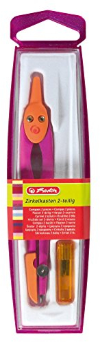 Herlitz Zirkelkasten / Farbe: pink