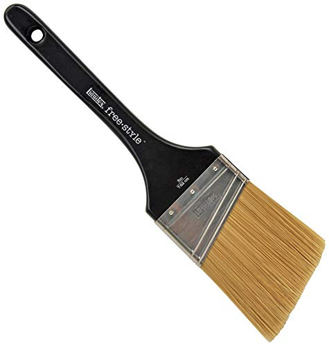 Liquitex 1300503 Free Style XL konstnär – pensel, hållbar, formstabil av högkvalitativ syntetisk fiber för full kontroll vid färgapplicering Sned borste – 7,8 cm