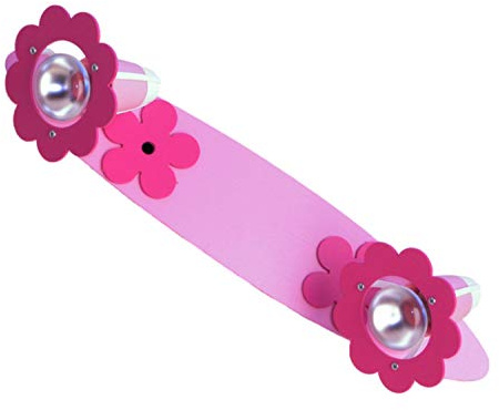 Elobra Kinderzimmerlampe Blume Blüte, Holz, rosa, 123713