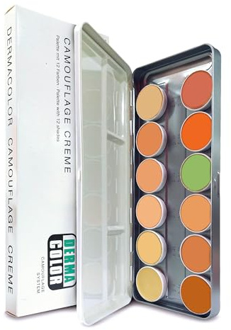 Dermacolor Camouflage Palette 12 Farben, Paletten-Sortierung:C