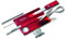 Victorinox Swiss Card Lite, Swiss Made Pocket Tool, 13 Functions, LED, Magnifier, Red Transparent
