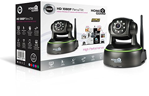 Homeguard HGWIP811 Caméra IP sans Fil HD 1080p, Nero