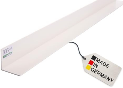Kunststoff Winkelprofil 30 x 30 mm Länge 2000 mm Weiß Kunststoffwinkel