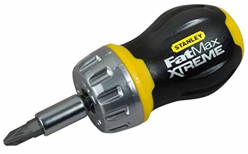 Stanley Fatmax Xtreme 0-69-221 Stubby Ratchet Multi Bit Screwdriver