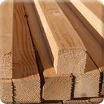 Morale ABETE GREZZO 98x98x2000 mm (2 pz.)
