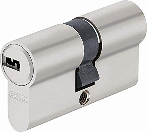 Abus, 45009, EC-SNP 45/45, Cilindro de doble vuelta para puertas / entradas exteriores, Plateado, 45/45 mm