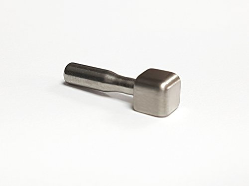 Eckstück Edelstahl V2A Quadro gebürstet 6 mm