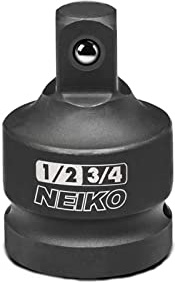 NEIKO 30237A 3/4 Female to 1/2 Male Impact Adapter | Socket Adapter Reducer | for Use with Impact Guns/Wrenches, Breaker Bars or Ratchets