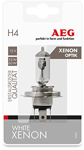 AEG Automotive 97278 Glühlampe White Xenon Plus H4, P43t, 60/55 W, 12 V, 1 Stück