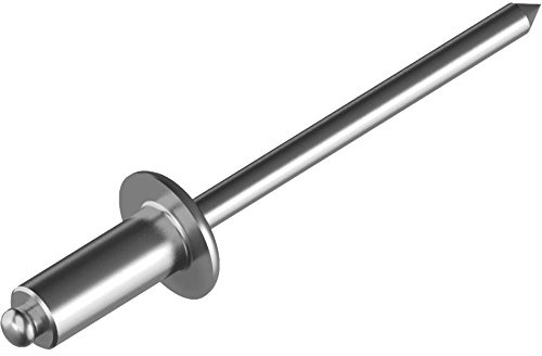 500 pezzi rivetti ciechi DIN 7337 – Acciaio Inox A2 Form a 3,0 X 12
