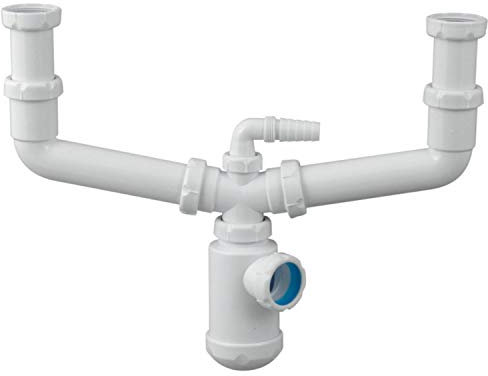 Jimtem M103164 - Sifon doble botella horizontal racor s-41 1 1/2