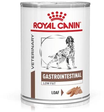 Royal Canin Veterinary Gastrointestinal Low Fat Mousse | 12 x 420 g | Diät-Alleinfuttermittel für ausgewachsene Hunde | Zur Unterstützung der Verdauung und bei Übergewicht