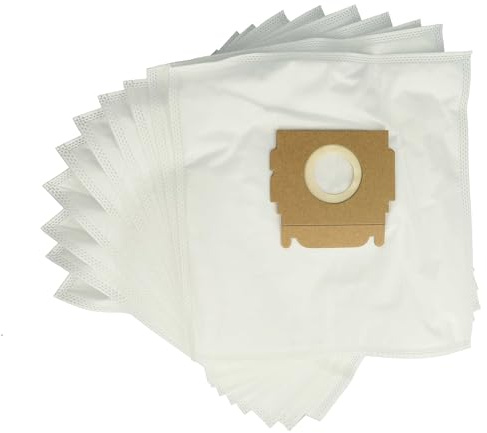 vhbw 10x Sacs compatible avec Satrap Gamma 1350 aspirateur | 33cm x 28cm blanc
