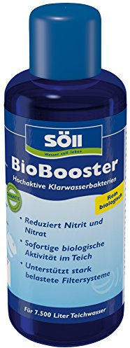 Söll 80809 BioBooster, 250 ml - hochaktive Teichbakterien, unterstützt belastete Filtersysteme, erneuert das biologische Gleichgewicht im Gartenteich Fischteich Koiteich