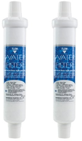 DD-7098 Water Filter | 2x Filtre à eau pour Daewoo, Bosch, Siemens, Neff | Filtre de réfrigérateur externe pour Daewoo FRN et FRS séries; pour Bosch, Siemens KAN56, KAN58, KAN60, KA58 et K3990 séries