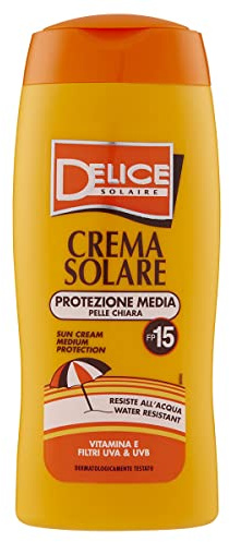 DELICE Sonnenmilch LSF 15 UVA UVB Vitamin E - 200ml