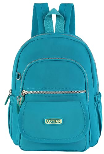 AOTIAN Mini Rucksack Für Mädchen Und Damen Leichtgewicht Kleine Lässiger Daypacks Tasche 7 Liter Türkis