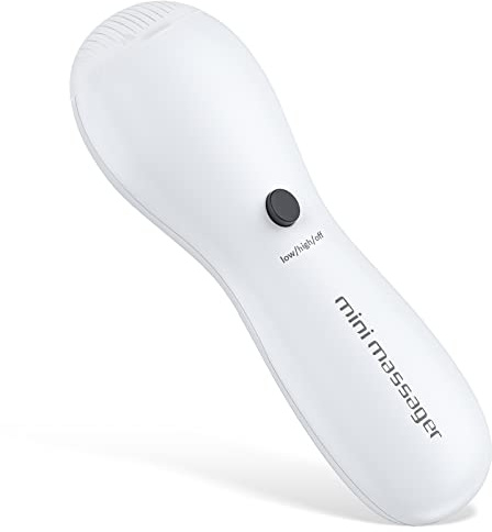 Uniclife Mini Penguin Massager Portable Handheld White Vibrator Wand for Face Neck Shoulder Back Arm Leg Relief and Recovery, Battery Operated (Not Included)