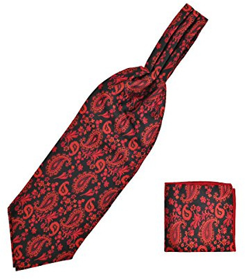 WANYING Herren Krawattenschal Ascotkrawatte Schal Cravat Ties Einfach Schick für Gentleman - Paisley