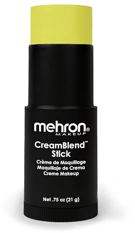 Mehron Make-up CreamBlend Stick | Gesichtsbemalung, Körperbemalung und Grundierungscreme-Make-up | Körperfarbe Stift (Ogre Green)
