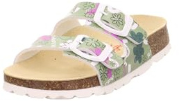 Superfit Mädchen Fussbettpantoffel Nicht Zutreffend, Hellgrün Mehrfarbig 7510, 26 EU Weit